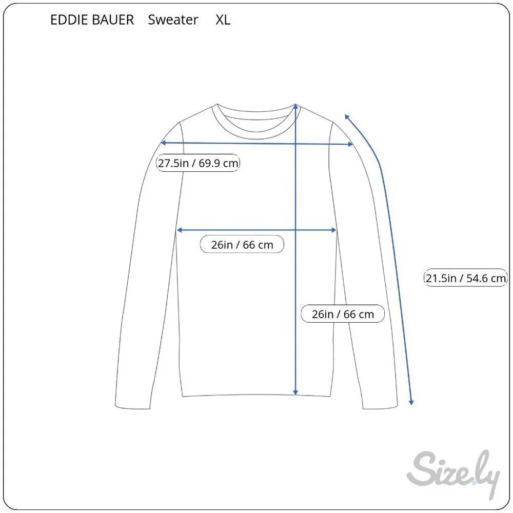 Eddie Bauer Mens Long Sleeve Crew Neck XL Ribbed Cotton Knit Purple Sweater - Picture 4 of 8
